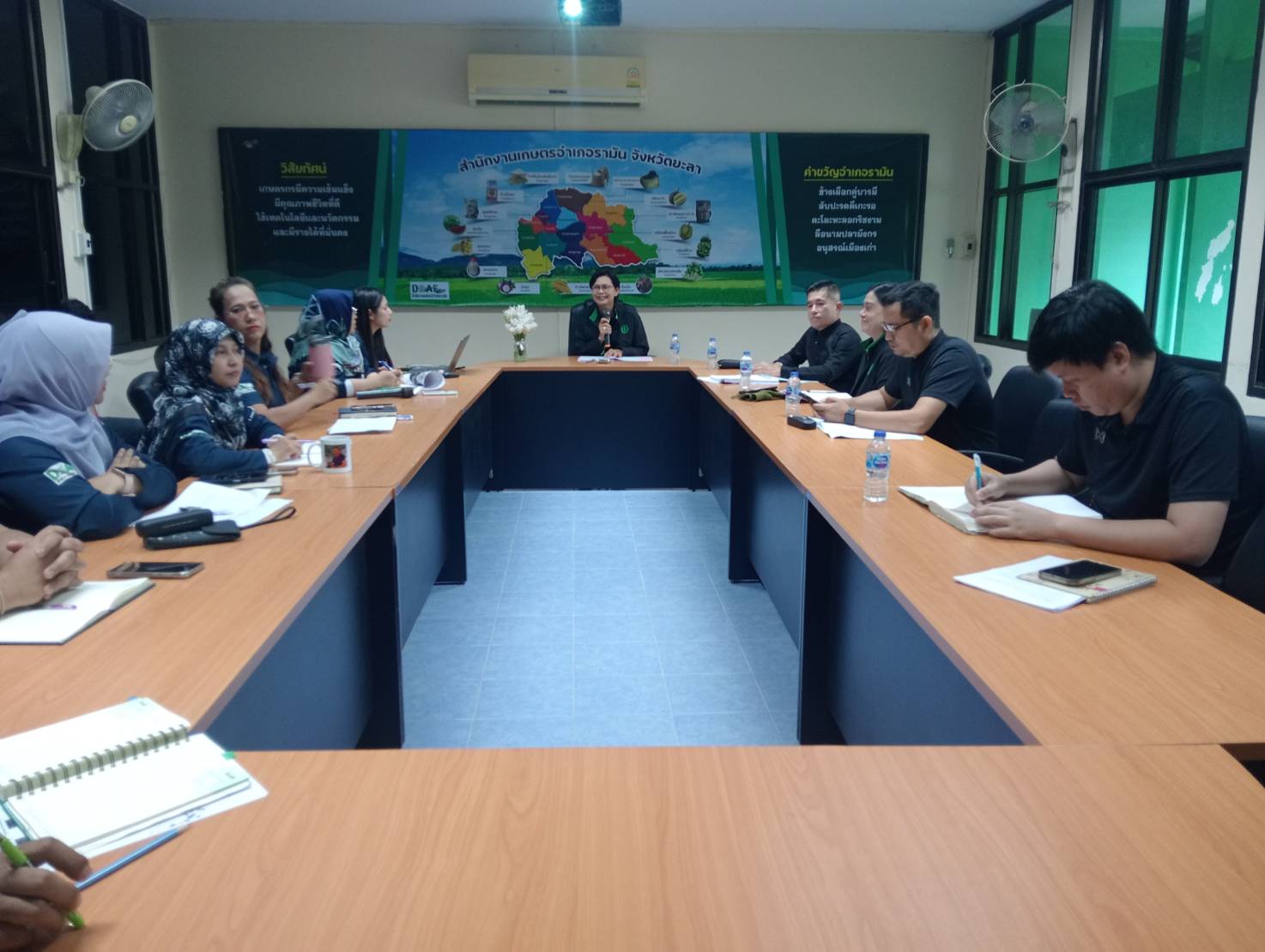 เกษตรยะหา ประชุมอาสาสมัครเกษตรและสหกรณ์ระดับตำบลประจำเดือนกันยายน 2567